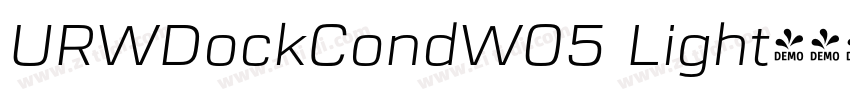 URWDockCondW05 Light字体转换 URWDockCondW05 Light字体转换